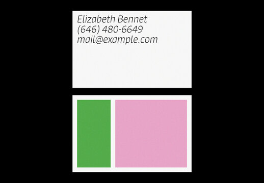 Business Card Layout