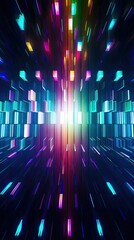 amazing photo of prismatic background. disco lights background loop