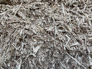 Wood scrap pile texture background. The remaining pieces of wood that have been used to be like...