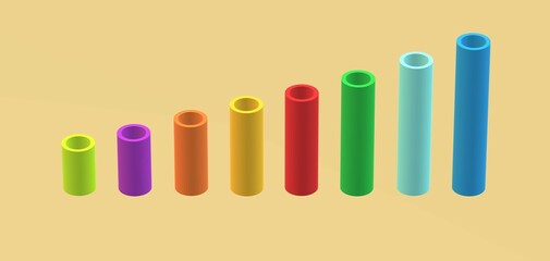 color  3d  background  for data business