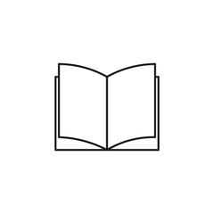 Book line icon. Reading concept icon. Education symbol. Vector illustration. EPS 10.