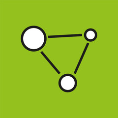 Network icon. Business model. Vector illustration. EPS 10.