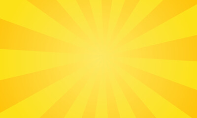 Sunburst yellow orange background vector