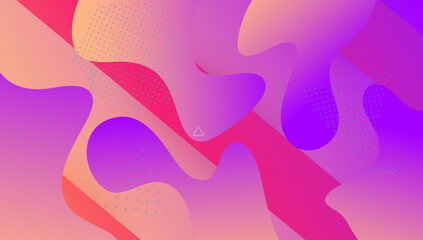 Fluid Cover. Digital Element. Modern Background. Hipster Frame. Tech Neon Design. Business Magazine. Blue Bright Poster. Color Landing Page. Lilac Fluid Cover