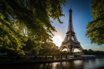 Eiffel tower Paris france