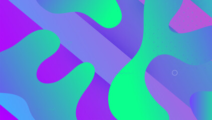 Minimal Background. Creative Illustration. Color Landing Page. Purple Graphic Shape. Rainbow Shapes. Wavy Geometric Poster. Digital Cover. Trendy Frame. Violet Minimal Background