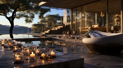 Captivating Waterways: Embracing scenic beauty and architectural marvels along picturesque rivers, canals, and seas, generative AI