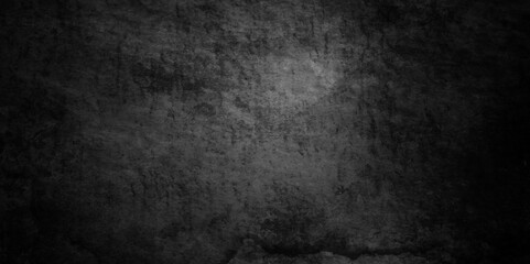 Dark Black background texture, old vintage charcoal black backdrop paper with watercolor. Abstract background with black wall surface, black stucco texture. Black gray satin dark texture luxurious.