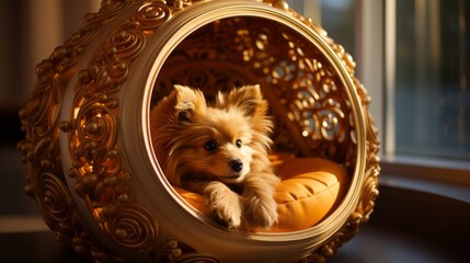 Playful Fur Babies: Delightful Portraits of Cute Dogs and Cats, generative AI