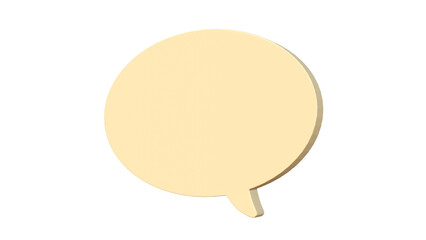 立体的な吹き出し