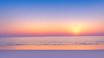 Obraz premium A Sunset On The Beach