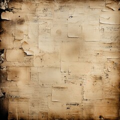 Old fashioned vintage paper with grunge texture 