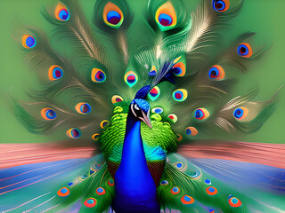 peacock feather background