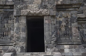 Fototapeta na wymiar ボロブドゥール、ジョグ ジャカルタ ジャワ、インドネシアの仏教寺院