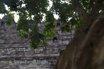 ボロブドゥール、ジョグ ジャカルタ ジャワ、インドネシアの仏教寺院