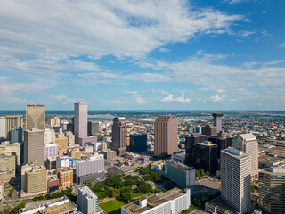 Fototapeta premium Highrise buildings at Downtown New Orleans LA USA