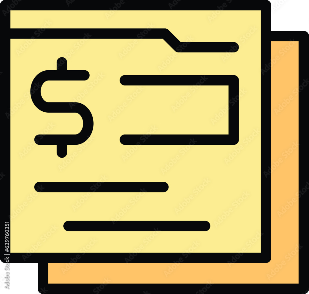 Poster web sending money icon outline vector. send payment. bank wallet color flat