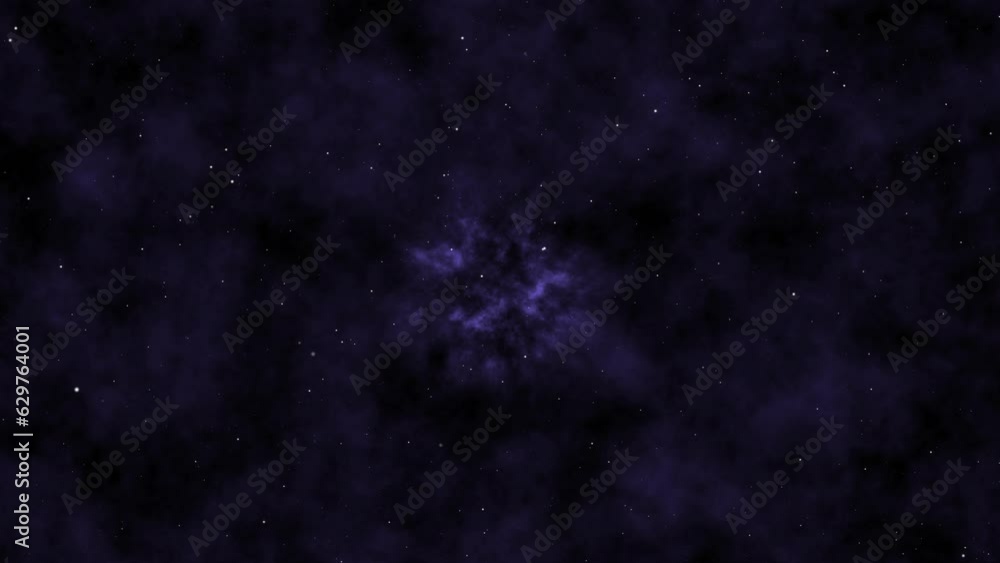 Aufkleber 4k 3d animation outer space flight to helix nebula deep nebula in space. flying star flare light. un