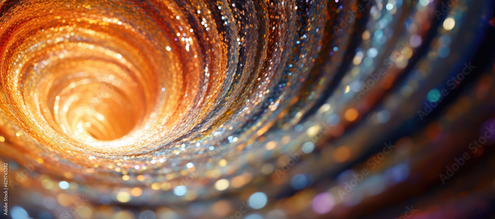 Canvas Prints shiny shimmery funnel abstract background
