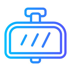 rearview gradient icon