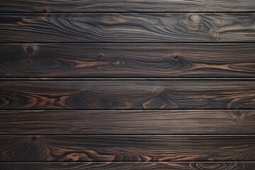 Timeless Beauty: Rich Dark Brown Wood Pattern (Generative AI)