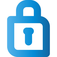vector padlock icon, for security, protection, privacy, design and user interface