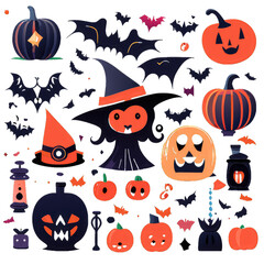 halloween seamless pattern