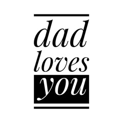 Dad Love Lettering