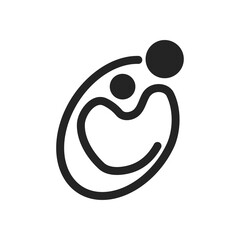 baby logo template. Icon Illustration Brand Identity. Isolated and flat illustration. Vector graphic