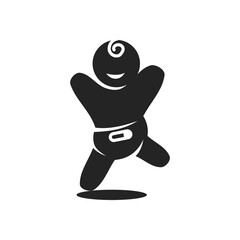 baby logo template. Icon Illustration Brand Identity. Isolated and flat illustration. Vector graphic