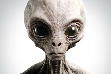 Obraz premium An extraterrestrial creature with large eyes