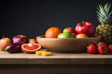 still life with apples and generated AI