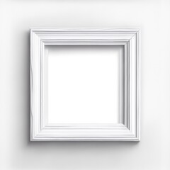 White frame mock up textures with plain white background