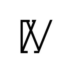 initial letter W arrow monogram unique logo vector