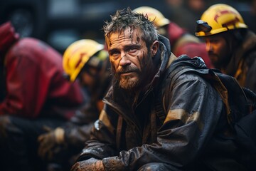 In the throes of chaos, a team of first responders work in unison, their bravery ignited and determination unwavering as they navigate the crisis.