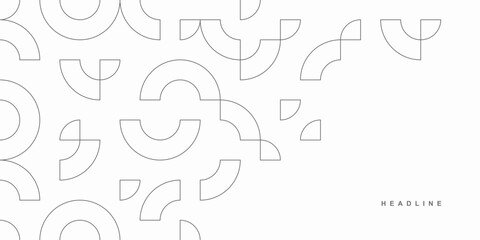 Abstract geometric technological background. Vector creative design.