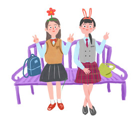 Obraz premium 사람들