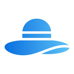 pamela hat gradient icon