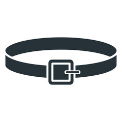 Belt icon vector on trendy style for design and print