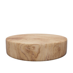  wooden stage podium 3d render