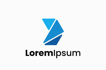 Naklejka premium forward logo vector sign