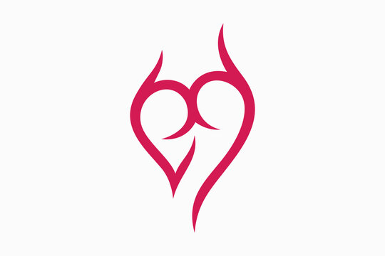 sexy ass premium logo vector template