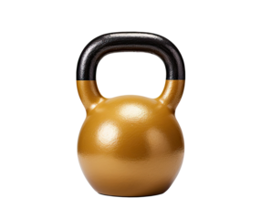 Kettlebell isolated on transparent background
