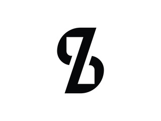 modern letter Z with infinity line logo design