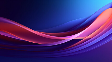 Abstract wavy liquid background with colored lines