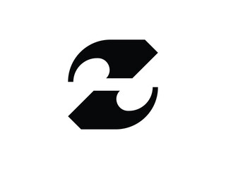 modern letter Z monogram logo design