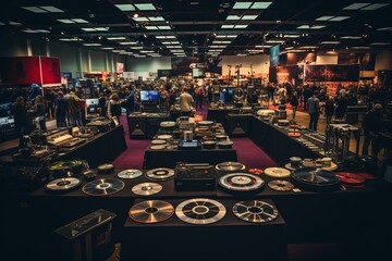 Obraz premium Music Industry Trade Show, Generative AI