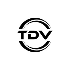 TDV Logo Design, Inspiration for a Unique Identity. Modern Elegance and Creative Design. Watermark Your Success with the Striking this Logo.