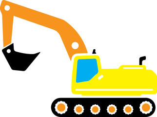 EXCAVATOR SVG - Construction SVG vector cut file for cricut and silhouette