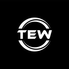 TEW Logo Design, Inspiration for a Unique Identity. Modern Elegance and Creative Design. Watermark Your Success with the Striking this Logo.